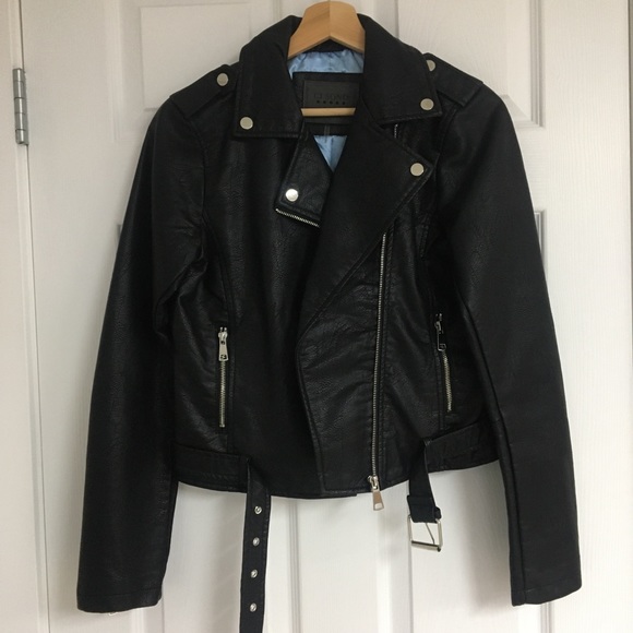 ModCloth faux leather moto jacket, size S. - Picture 11 of 11